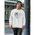 thumbnail image 2 of Realistic And Polygonal Bulldog. Sweatshirt Men -Image by Shutterstock, Male x-Large, 2 of 4