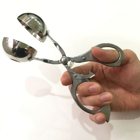 

Farrubbyine8 Stainless Steel Meatball Maker Stuffed Meatball Clip DIY Fish Meat