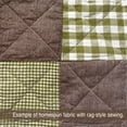 thumbnail image 2 of JCS Sage Green 5 Mini Buffalo Plaid Homespun Cotton Fabric Sold by the Yard, 2 of 7