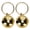 Golden, variant on 2‑Pack Copper Pet Bells – Rust‑Resistant, Gold‑Plated, Crisp‑Sound Collar Accessories for Dogs & Cats, Non‑Yellowing, Easy‑Attach Key Ring