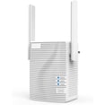 thumbnail image 1 of Repetidor WiFi A18 blanco, paquete de 2, amplificador WiFi AC1200, amplificador de red WiFi, antenas duales, extensor WiFi y punto de acceso, puerto LAN, Fast Ether, 1 of 5