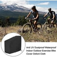 thumbnail image 3 of Exercise Bike Cover Indoor Cycling Stationary Bike Cover Fit For Upright Bike Outdoor Protective Covers, 3 of 4