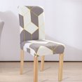 thumbnail image 4 of Protector de asiento lavable a máquina de calidad hotelera para comedores elegantes Funda impermeable para silla de comedor, 4 of 8
