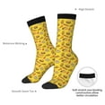 thumbnail image 4 of Bingfone Compression Socks for Women and Men Long Socks for Running Athletic Cycling Nurse- Fast Food 1, 4 of 6