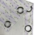 thumbnail image 4 of Ambesonne Paris Grommet Curtain, Lavender Eiffel Pastel, 50" x 108", Pale Green Lavender, 4 of 6