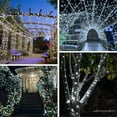 thumbnail image 4 of Morttic 33FT 100 LED String Lights , Plug in String Lights 8 Modes Waterproof for Indoor Outdoor Christmas Tree Wedding Party Bedroom (Cool White), 4 of 13