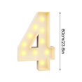 thumbnail image 3 of Hyknon Home Decor KT Board Digital Scene Decoration Props Light Snap Luminous Digital KT Board Birthday Party Letter Frame Background Board Decorat Decoration Graduation Home Decor, 3 of 5
