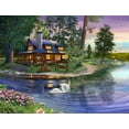 thumbnail image 2 of Bigelow Illustrations- Exclusive 24x19 White Modern Wood Framed Museum Art Print Titled - Stillness, 2 of 4