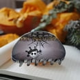 thumbnail image 5 of Halloween Halloween Hair Claw Hair Clips for Women,Pumpkin Ghost Skeleton Spide Web Hair Claw Clips Hair Accessories for Halloween Costume Party, 5 of 7