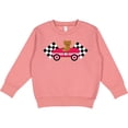 thumbnail image 2 of Inktastic Race Car Racing Bear Animal Toddler Sweatshirt, 2 of 4