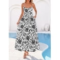 thumbnail image 3 of PRETTYGARDEN Womens Spring Boho Maxi Dress Eyelet Floral Long Flowy Sundresses Summer Beach Vacation Clothes, 3 of 8