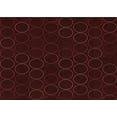 thumbnail image 1 of Ahgly Company Indoor Rectangle Patterned Chocolate Brown Area Rugs, 6' x 9', 1 of 6