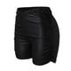 thumbnail image 4 of Pantalones cortos de verano con cordón para mujer, de charol, cintura alta, diseño fluido, elásticos en cuatro direcciones, moda informal, para actividades al aire libre, 4 of 8