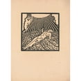 thumbnail image 2 of Herbert Morton Stoops 14x18 Black Ornate Wood Framed Double Matted Museum Art Print Titled - Curse of the Golden Cross (1925), 2 of 5