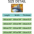 thumbnail image 3 of FREEAM Soft Foam Nursery Area Rugs Autumn Forest Road Bridge Non Slip Play Mats for Kids Boys Girls Playing Room Living Room80x58 inch, 3 of 6