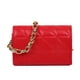 thumbnail image 2 of Bolsa Bolso de hombro de color puro geométrico retro para mujer. bolsos para axilas con cadena (rojo) Ehuebsd Nuevos Originales, 2 of 9