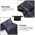 thumbnail image 3 of NICEXMAS Black Garden Waist Bag with Hanging Pouch and Utility Pockets, Apron Style for Organized Gardening Tools, 3 of 8