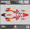 Red, variant on Kalair GFX Graphics Kit for Honda CRF230F (2015-2020) Pecker Series