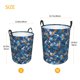 thumbnail image 3 of Fotbe Hawaiian Style Cesto de Ropa con Asas, Cesto Impermeable de Gran Capacidad, Bolsa de Lavado para Dormitorio, Cesto de Ropa con Ruedas y Asas-Medium, 3 of 6
