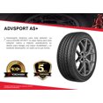 thumbnail image 2 of Llanta 245/45R17 99W YOKOHAMA Advsport As+ Radial 1 Llanta, 2 of 2