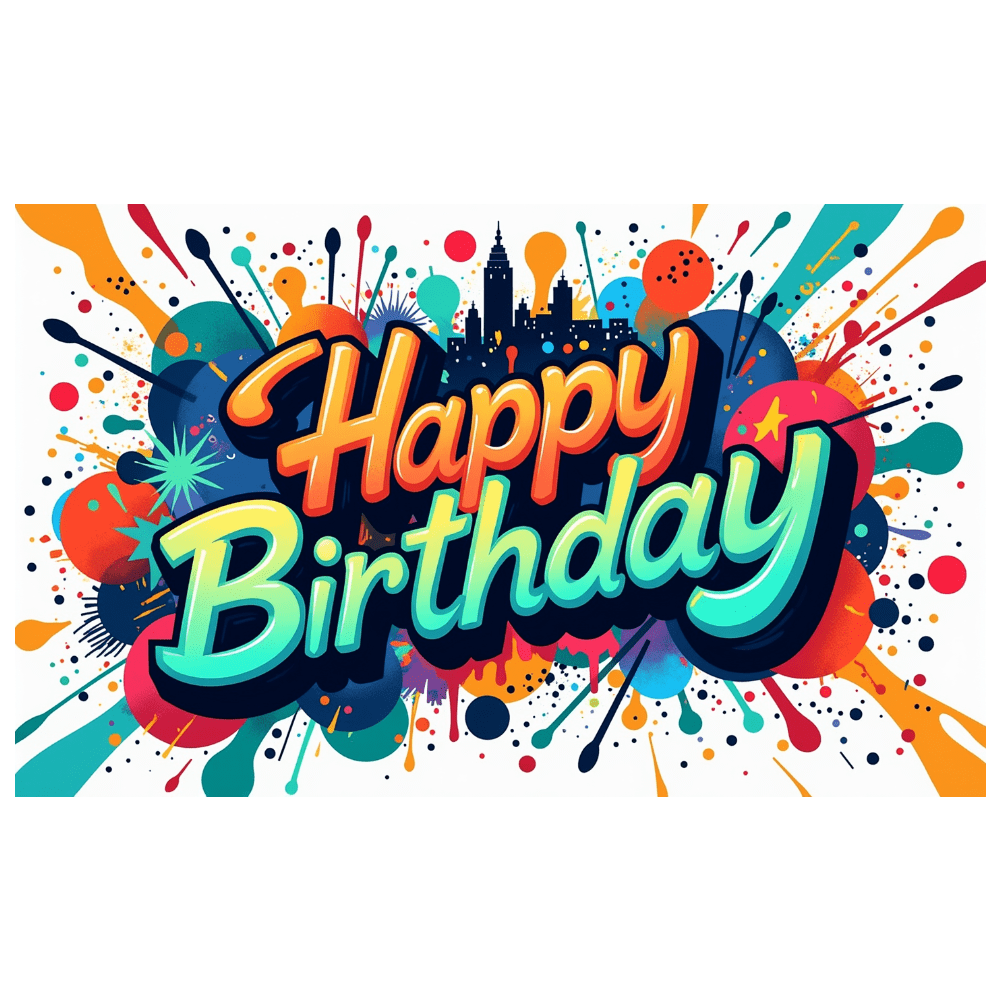 Trgowaul Toile De Fond « Happy Birthday » – Décorations De Fête D