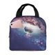 thumbnail image 1 of Balery Planets Stars And Galaxies Bolsa de Almuerzo Aislada – Caja de Almuerzo con Papel de Aluminio Grueso, Mantiene la Comida Fresca por 4 Horas, 1 of 8