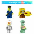 thumbnail image 2 of Set de 9 Minifiguras de Bob Esponja – Personajes Animados, Bloques de Construcción para Armar, 2 of 7