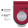 thumbnail image 6 of Keurig K-Mini Plus Single Serve K-Cup Pod Coffee Maker, Cardinal Red, 6 of 12