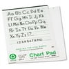 Pacon 945710 S.A.V.E Recycled Chart Pads 1-1/2in Ruled 24 x 32 White 70 Sheets/Pad
