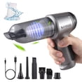 thumbnail image 1 of Riwcyla Portable Handheld Vacuum Cleaner Cordless Car Vacuum Cleaner Brusheless Motor 20000PA High Power 2,Level Suction Built,in Large Capacity Battery for Car Interior Home Office Hair Cleaning, 1 of 6