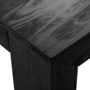 Plank+Beam 72 Extendable Dining Table, Black Wirebrush