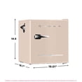 thumbnail image 7 of Frigidaire 1.6 Cu. ft. Compact Retro Refrigerator with Chiller Compartment, Mini Fridge with Side Bottle Opener, Coral, 7 of 7