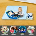 thumbnail image 3 of KAINSY Personalized Toddler Nap Mat for Daycare, Soft and Easy Rolling Mat for Ages 2-15 Years Boys, Custom Name Ocean Series Nap Mats for Preschool, Daycare Sleeping Bag, 3 of 8