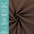 thumbnail image 4 of Arkwright Polar Fleece Throw Blankets (Pack of 6) Ultra Soft, Lightweight, 50 x 60 in, Brown, 4 of 5