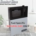 thumbnail image 2 of Comfort Glow Direct Vent Liquid Propane Heater, 11,000 BTU, Wall Mount, 375 sq ft - DVP11, 2 of 15