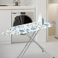thumbnail image 2 of HELLHERO Blue Floral Print Ironing Protector for Ironing Board, Ironing Board Cover Protector with Elastic Edge, Non Stick Stain and Scorch Resistant Household Iron Board Covers, 2 of 5