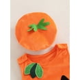 thumbnail image 6 of Hirigin Baby Halloween Clothes Set Embroidered Smiley Romper Hat Sock Shoes, 6 of 9