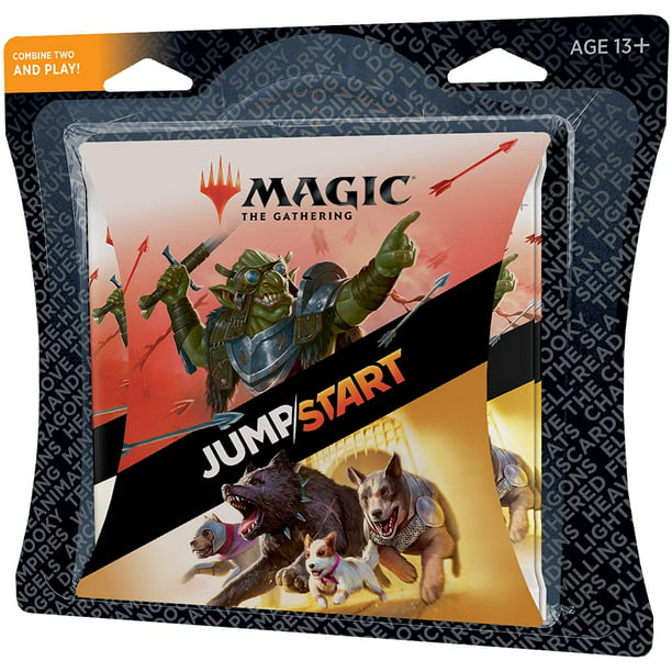 Magic The Gathering 2020 Core Set Jumpstart 4 Pack Booster Set 80 Cards Total Themed Packs For Core Set Walmart Com Walmart Com