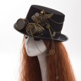 thumbnail image 4 of GRACEART Chapeaux Unisexes Steampunk avec Lunettes pour Hommes Femmes (C), 4 of 10