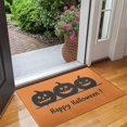 thumbnail image 2 of Happy Halloween Non Slip Washable Door Mat Spider Bat Doormat Retro for Entry Floor Mat Set Living Room Bedroom Bathroom Crystal Velvet 30x17 Inches, 2 of 7