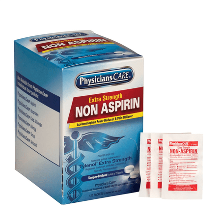 Physicians Care Non Aspirin Pain Reliever 2 Tablets - 125 Count