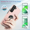 thumbnail image 4 of Hidden Series Galaxy S22 Plus Case 5G,[Heat Dissipation][No Fall-Off Kickstand] 360°Metal Ring, 15Ft Military Grade Shockproof Phone Case for Samsung Galaxy S22 Plus 6.6 Inch, Pink, 4 of 13