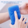 thumbnail image 4 of Yajisi Silicone Dual‑Sided Body Brush – Strong, Hangable, Massage & Exfoliate – Blue, 4 of 6