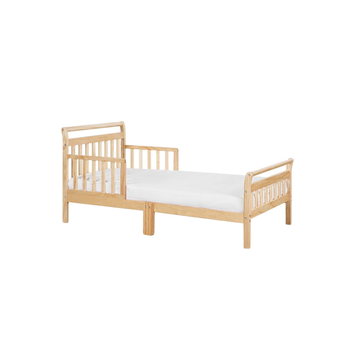 AFG Anna Classic Sleigh Wood Toddler Bed, Natural