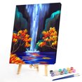 thumbnail image 1 of Cuadros Decorativos Pintura al óleo pintada a mano por números Paisaje digital Dibujo Decoración del hogar (L144) Likrtyny embutido en tela, 1 of 9