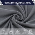 thumbnail image 5 of 4 Pack Gray Stretch Chair Seat Covers for Dining Room, Removable Washable Anti-Dust Kitchen Chair Protector Slipcovers, Dinning Upholstered Office Chair Seat Cushion Slipcovers Protectors, 5 of 10