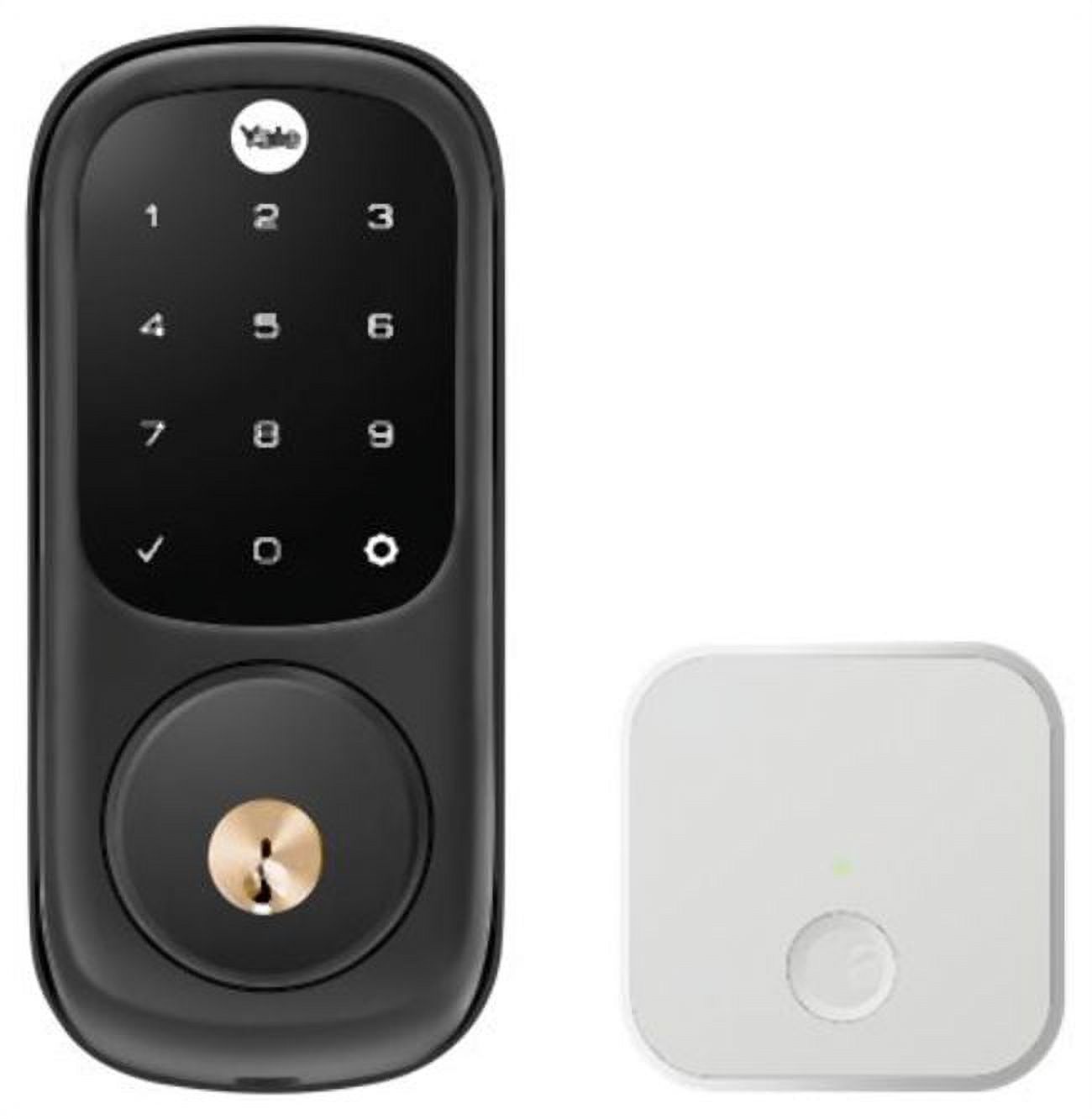 Yale YRD226-CBA-BSP Wi-Fi & BLE Assure Lock Touchscreen Deadbolt, Black Suede - image 2 of 7