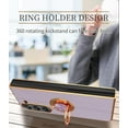 thumbnail image 6 of Compatible for Samsung Galaxy Z Fold 5 Case with Ring Holder Kickstand [with Magnetic] Soft TPU Shockproof Electroplated Protective Phone Case for Galaxy Z Fold 5 Purple, 6 of 12