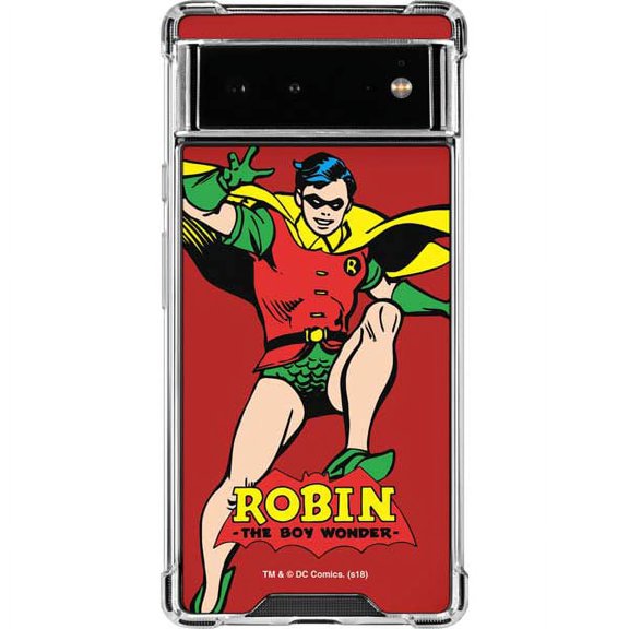 Skinit DC Comics Robin Portrait Google Pixel 6 Clear Case