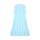 thumbnail image 3 of Lucakuins Vestido largo para mujer, sin mangas, con cuello vuelto, con botones, informal, para fiesta, verano, vestido acampanado Lucakuins moda, 3 of 10